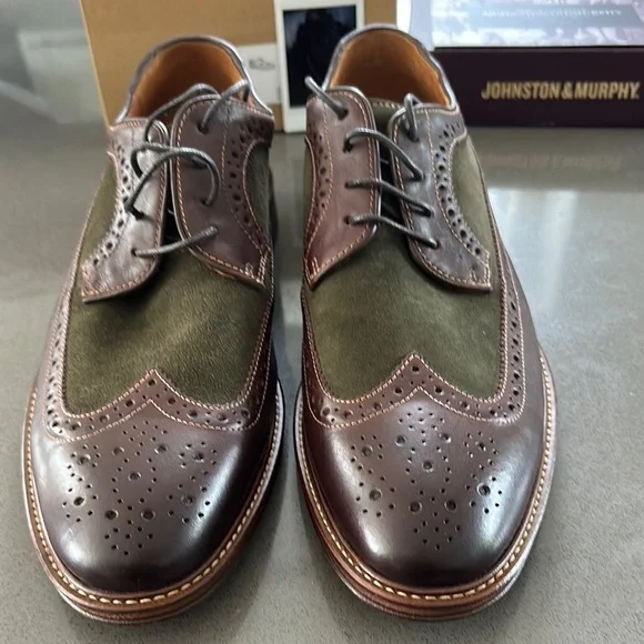 Johnston & Murphy | Shoes | Johnston Murphy Brown And Green  display picture 1